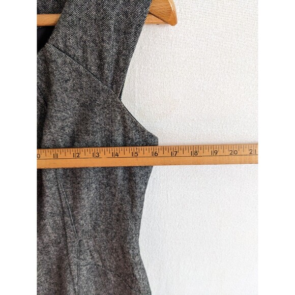 Banana Republic Sheath Tweed Dress Women 4 Gray Wool Blend Classic Office - Picture 10 of 10